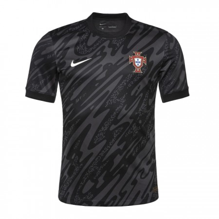 Camiseta de fútbol Portugal Portero Euro 2024 Negra Camiseta de fútbol Portugal Portero Euro 2024 Negra